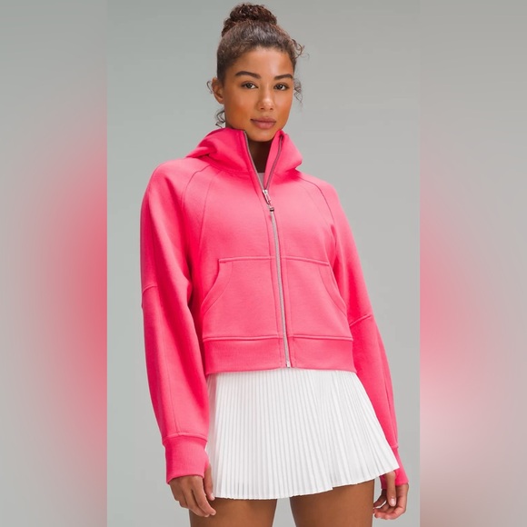 NWT Lululemon Scuba Oversized Full Zip Glaze Pink Size M/L - Picture 1 of 11
